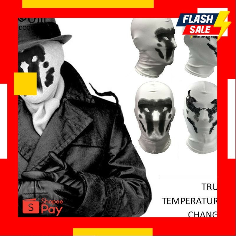 Jual HALOWEEN 10.10 | Halloween Costume Rorschach Moving Inkblot Mask ...