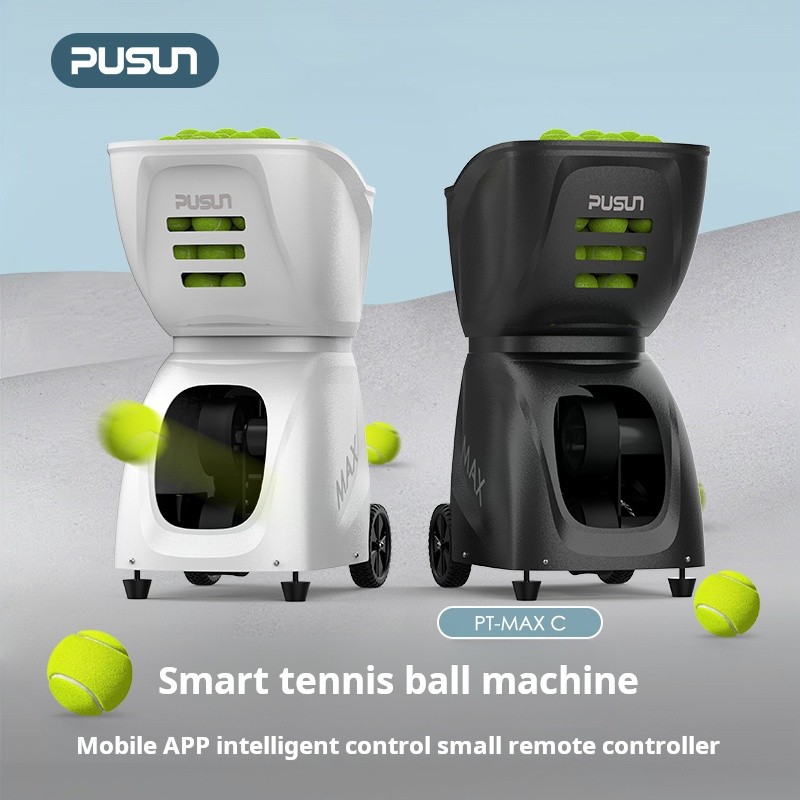 Jual 2024 New PUSUN PT-MAX C Smart Tennis Ball Serving Machine Single ...