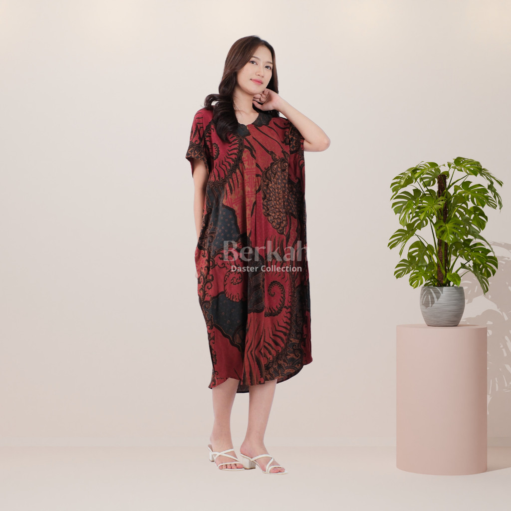 Daster Lowo Batik Rayon Resleting Surya Teja 4