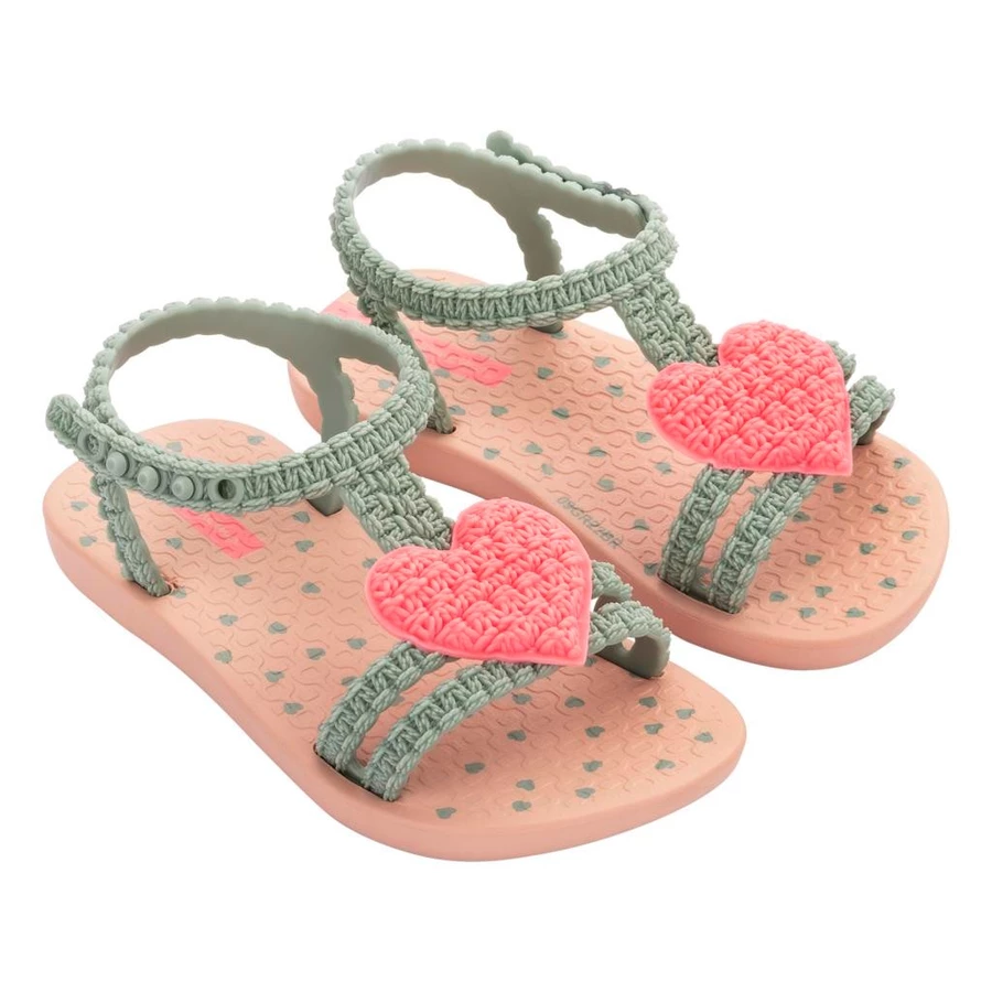 IPANEMA KIDS - BEIGE/GREEN/PINK
