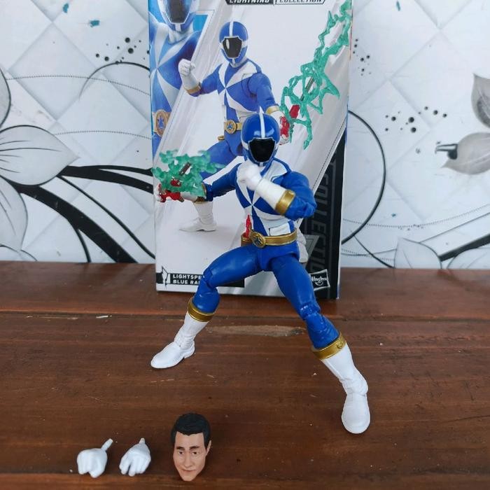 Jual Power Rangers Lightning Collection Lightspeed Rescue Blue Ranger ...