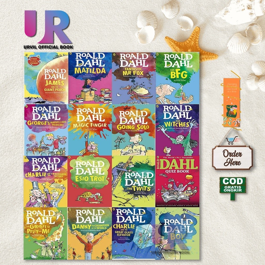 Jual Roald Dahl Collection 16 Books Box Set ( English ) | Shopee Indonesia