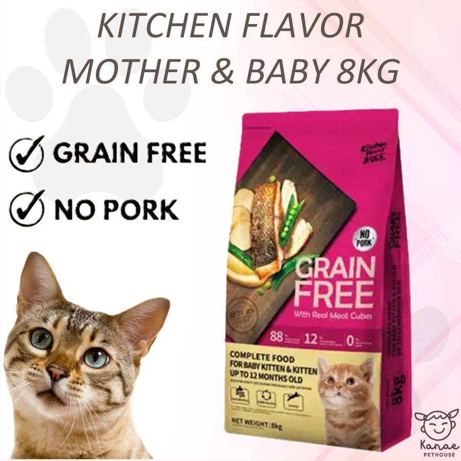 Kitchen Flavor Grain Free Makanan Kucing Cat Food Premium 8kg