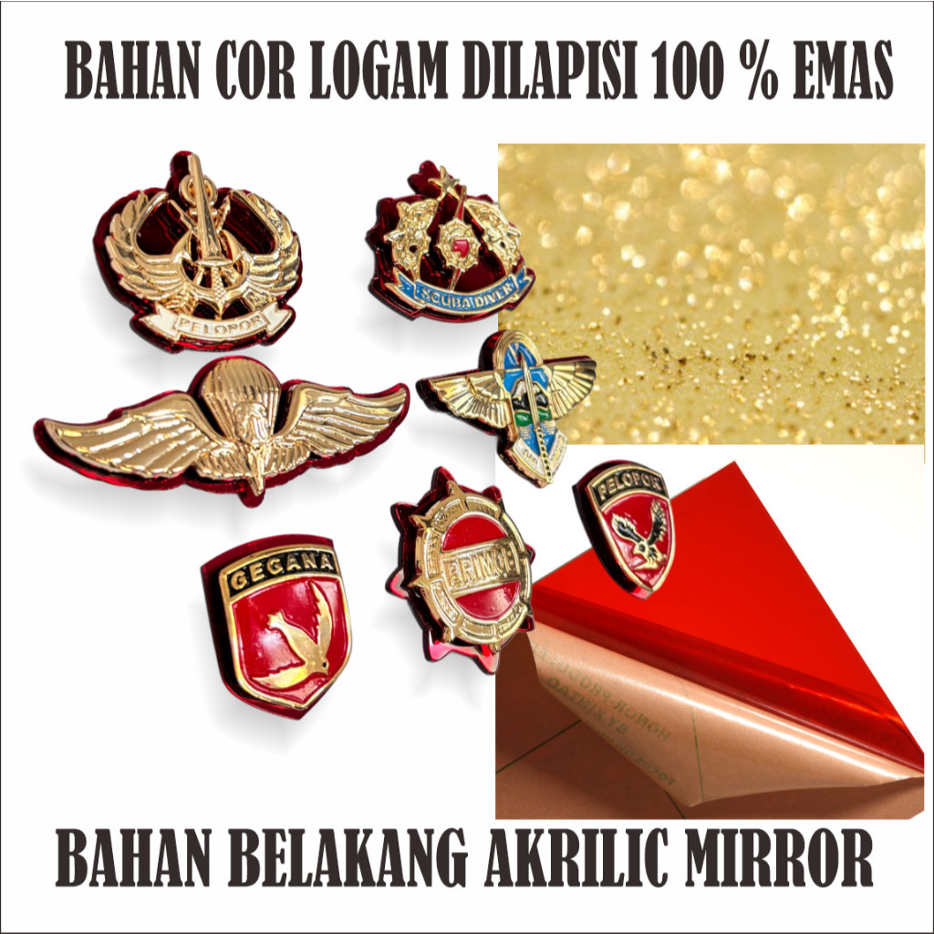 Jual PSN_ATRIBUT PIN BREVET WING SAR BRIMOB, PIN BRIMOB , RODA BRIMOB ...