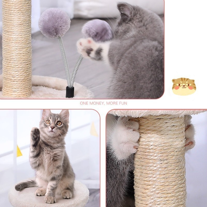 Jual Kucing Papan Sisal Climbing Frame Pohon Cakaran Garukan Kucing ...