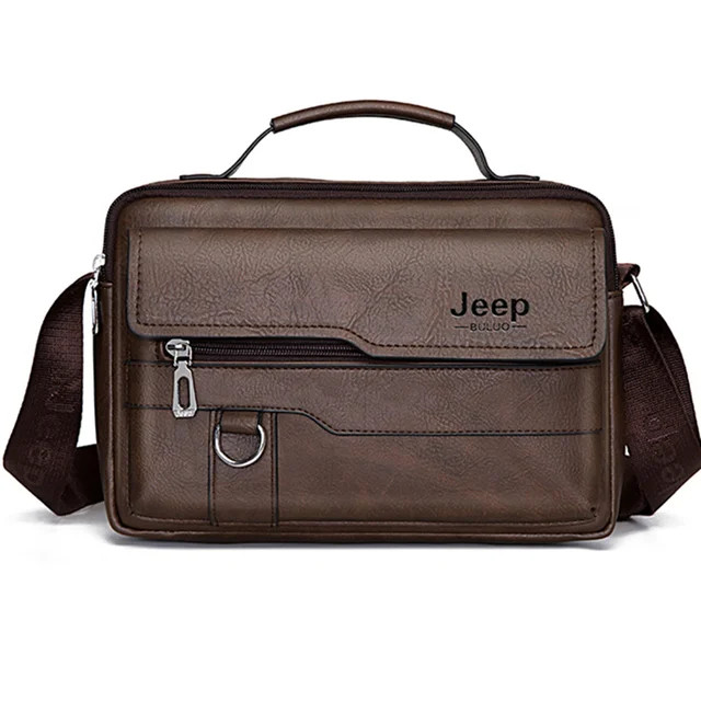 Men Jeep Purses VALSHION Tas Selempang Kulit Pria Original JEEP