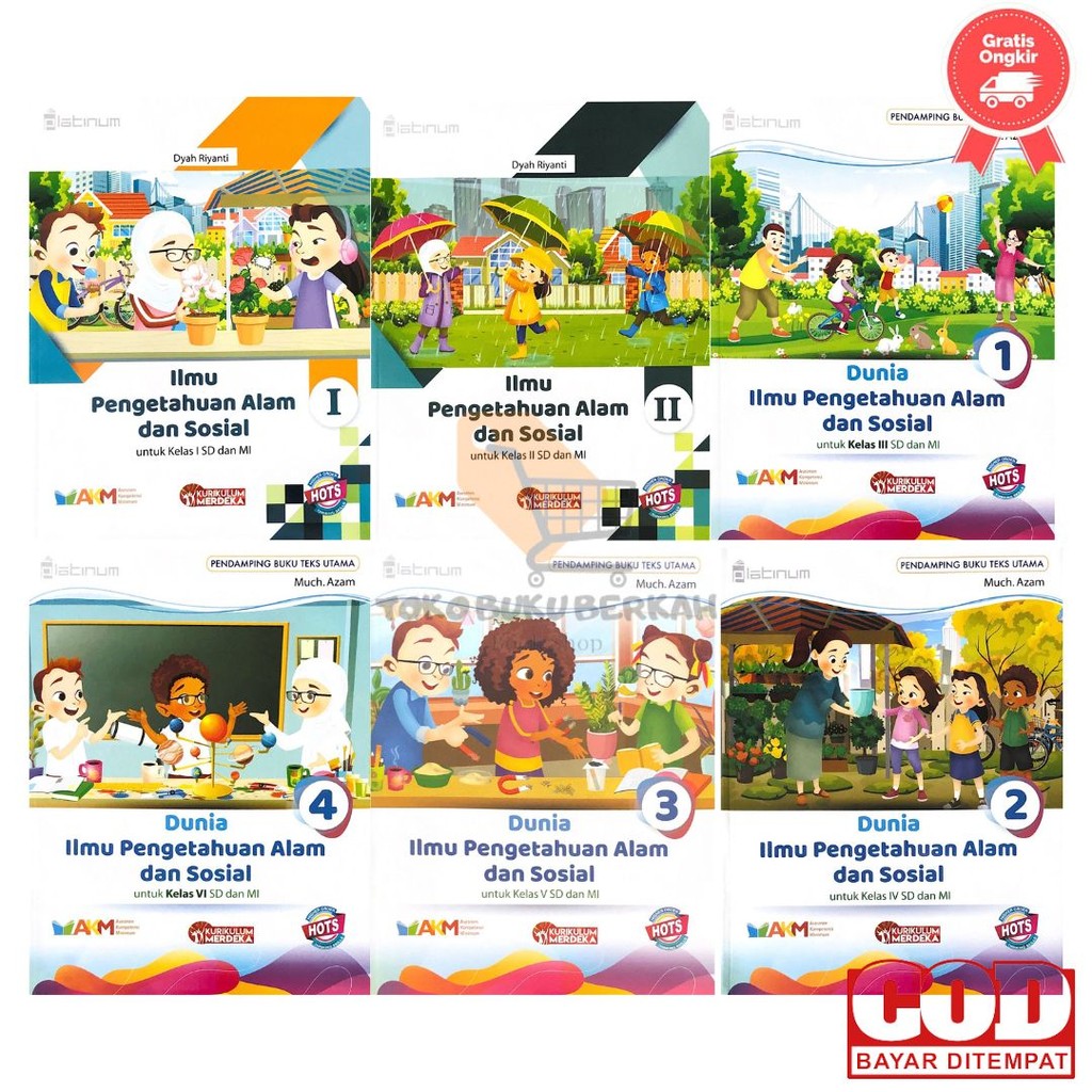 Jual Platinum Buku Ilmu Pengetahuan Alam dan Sosial IPAS Kelas 1 2 3 4 ...