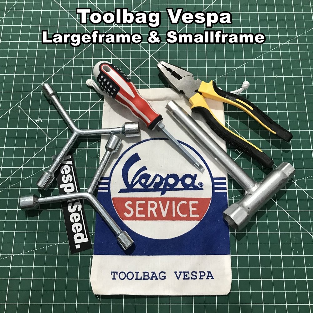 TSL Vespa Handy Tool Kit With Blue Woven Pouch – TLS001 – Modification Essential