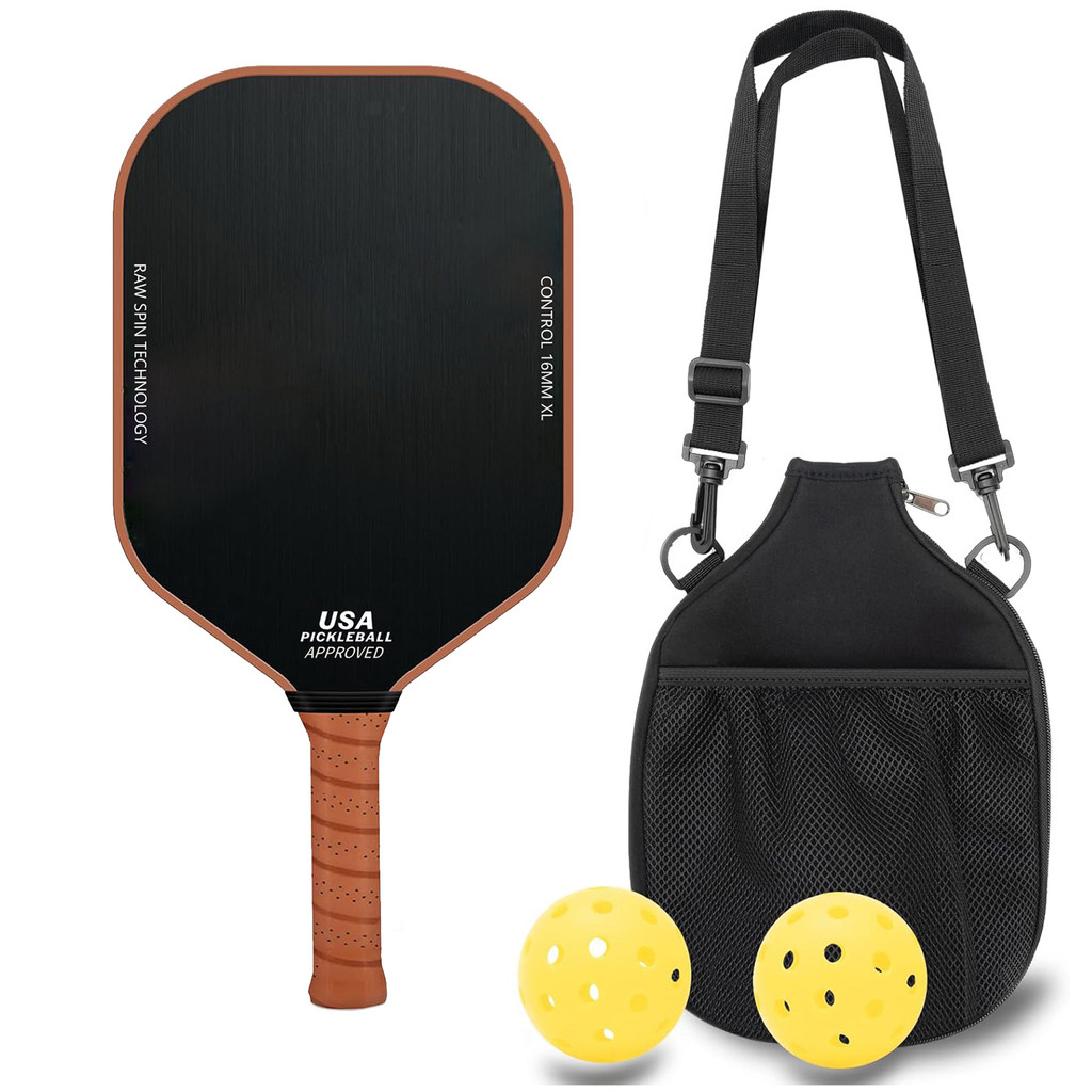 Jual Pickleball racket carbon fiber raw carbon high grain texture ...