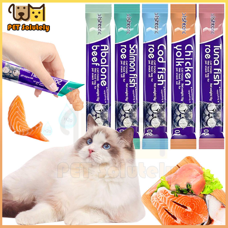 Jual Cat Treats SnackSnack Kucing Cat Strip Creamy 16gr/Makanan Snack ...