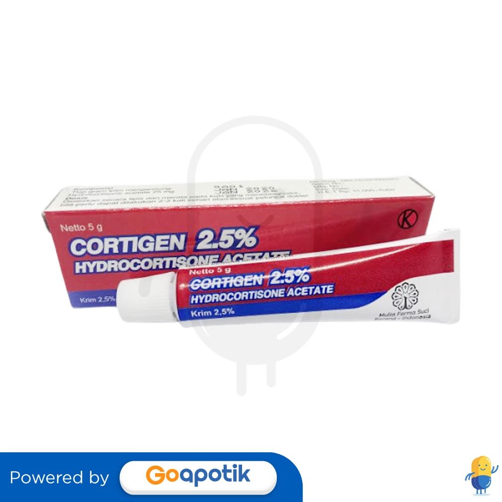 Jual Cortigen 2.5% Cream 5 Gram Tube | Shopee Indonesia