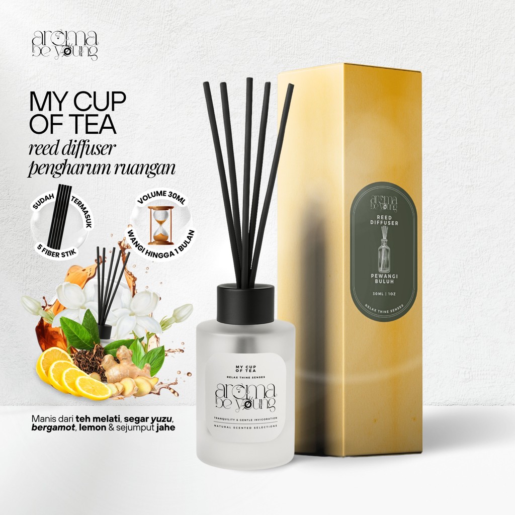 Jual My Cup of Tea Reed Diffuser Aromatherapy Premium 30ml | Aroma Be ...