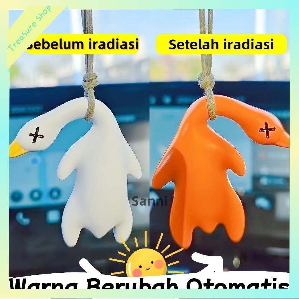 Jual Gantungan Bebek Panggang Sinar UV Matahari Berubah Warna ...