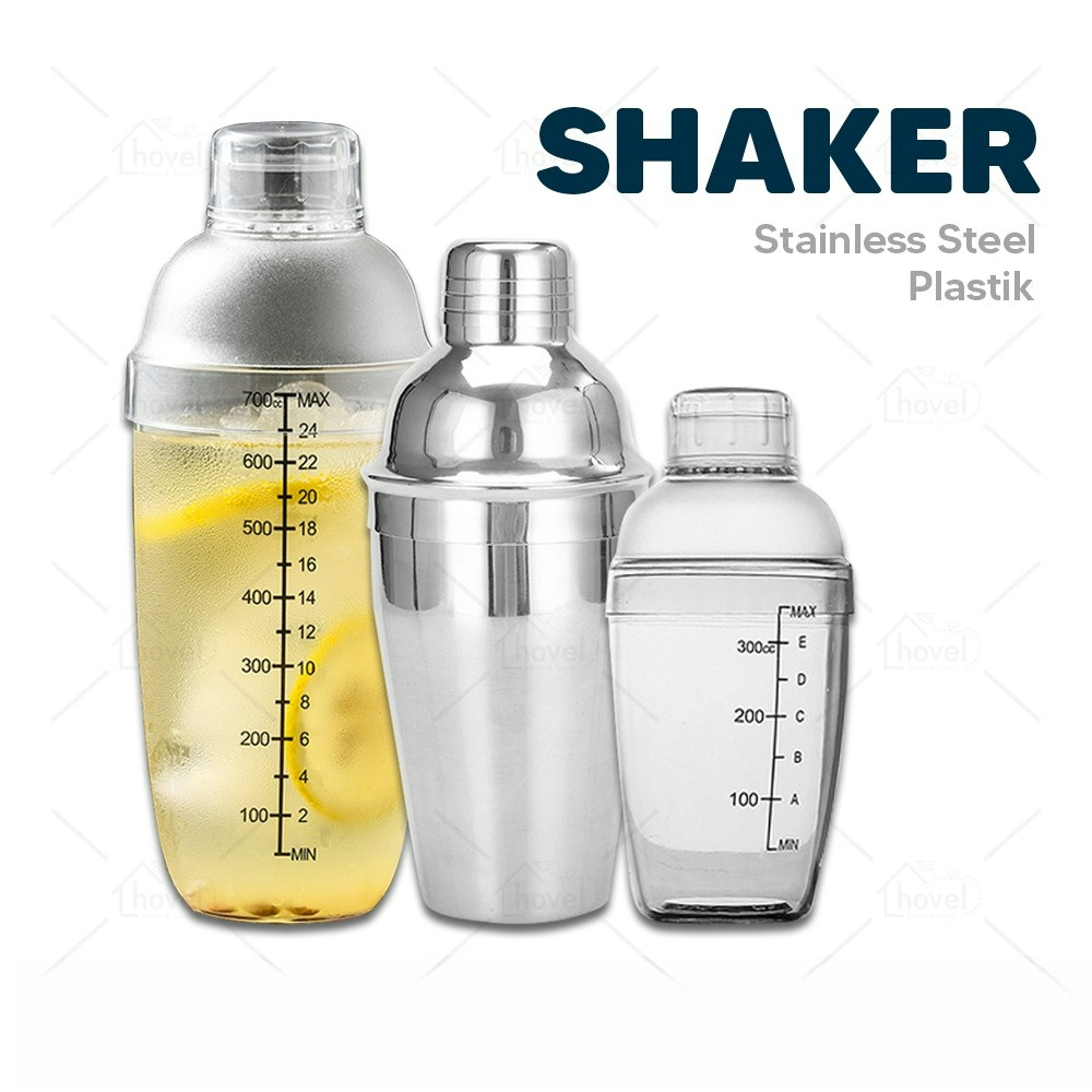 Jual Botol Shaker Pengocok Minuman Cocktail Milk Shake Peralatan ...