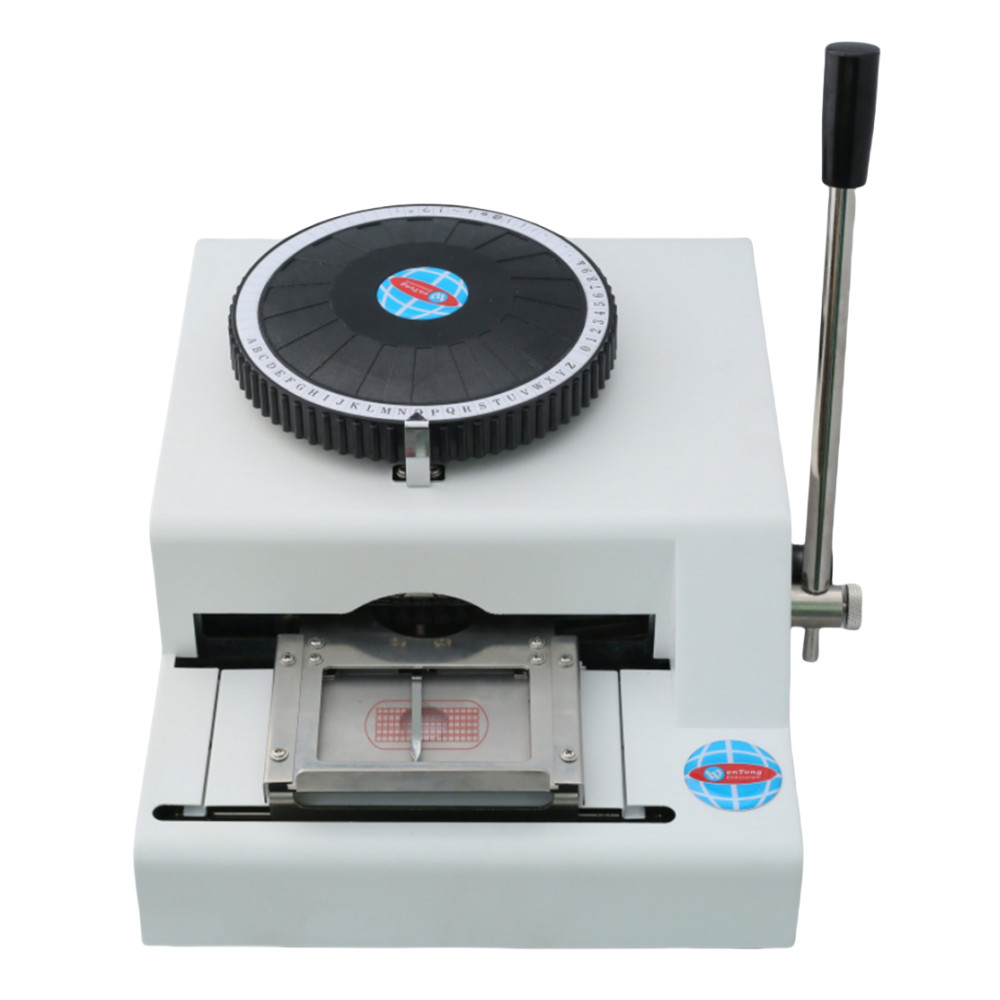 Jual Pvc Card Emboss Machine Manual VIP Card embossing Code Printer ...