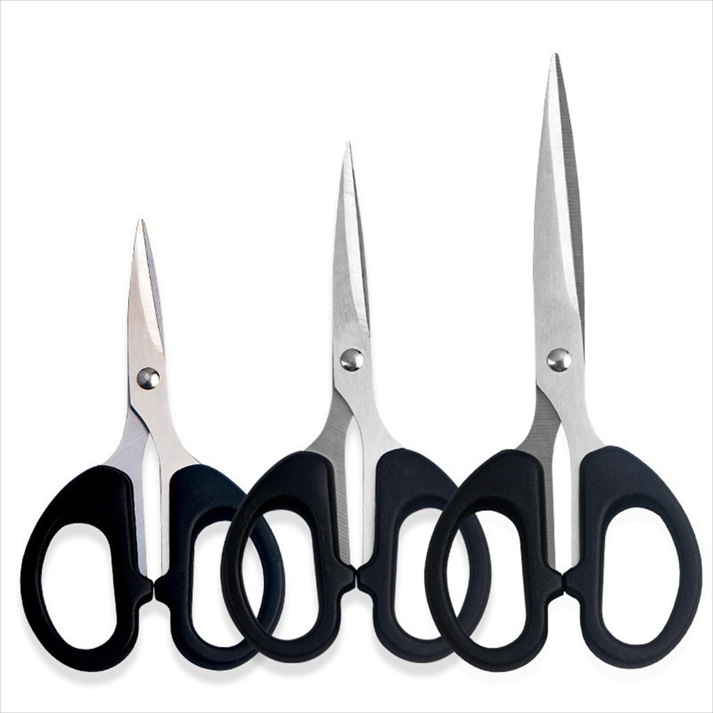 Jual NG Gunting Kertas Scissors Paper Plastik Size S - M - L Stainless ...