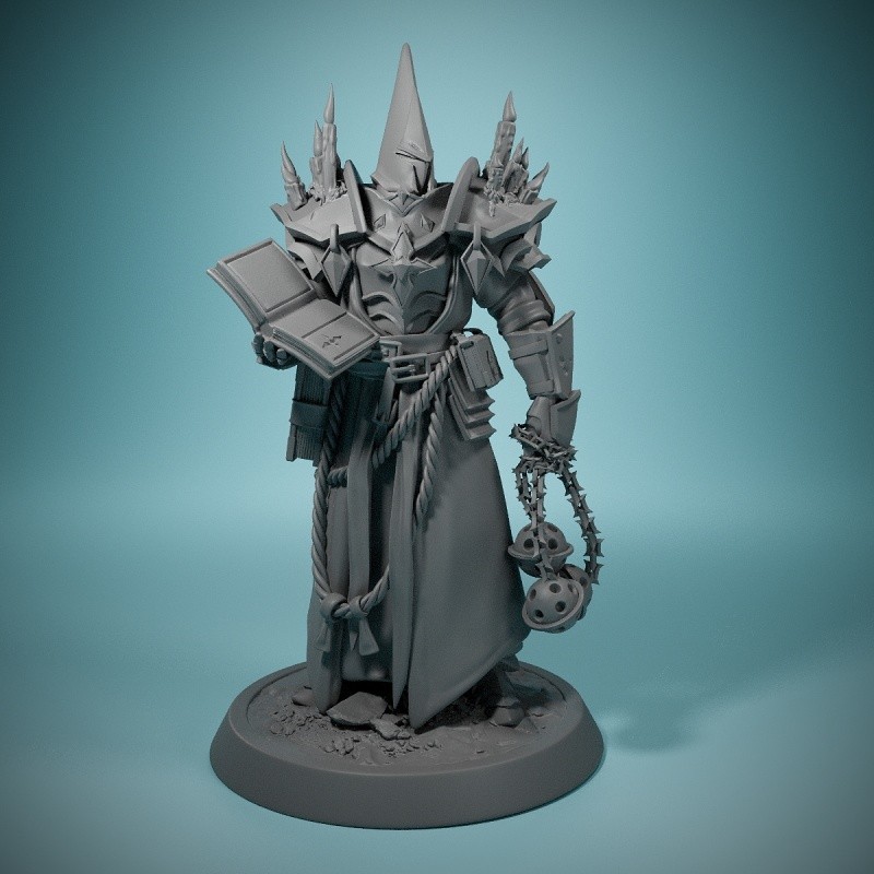 Jual 3D Resin Chaplain Stand 3D Role Playing Crusade Rising Game Pieces ...