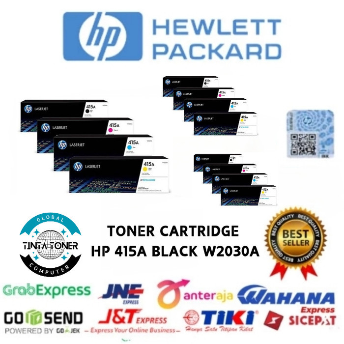Jual TONER CARTRIDGE HP 415A BLACK DAN COLOR ORIGINAL W2030,3A | Shopee ...
