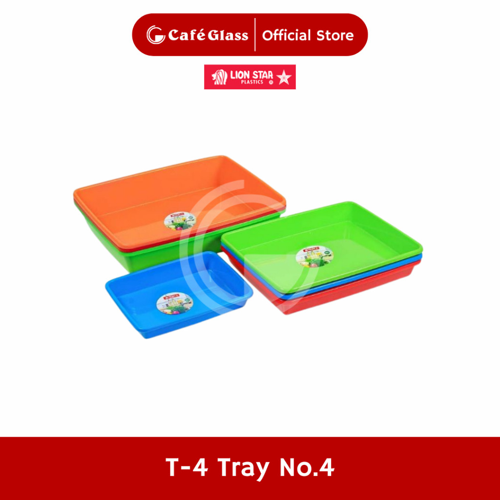 Nampan Plastik Lamaran (T-4)  - Tray Plastik Serbaguna - Lengser Plastik / Lion Star