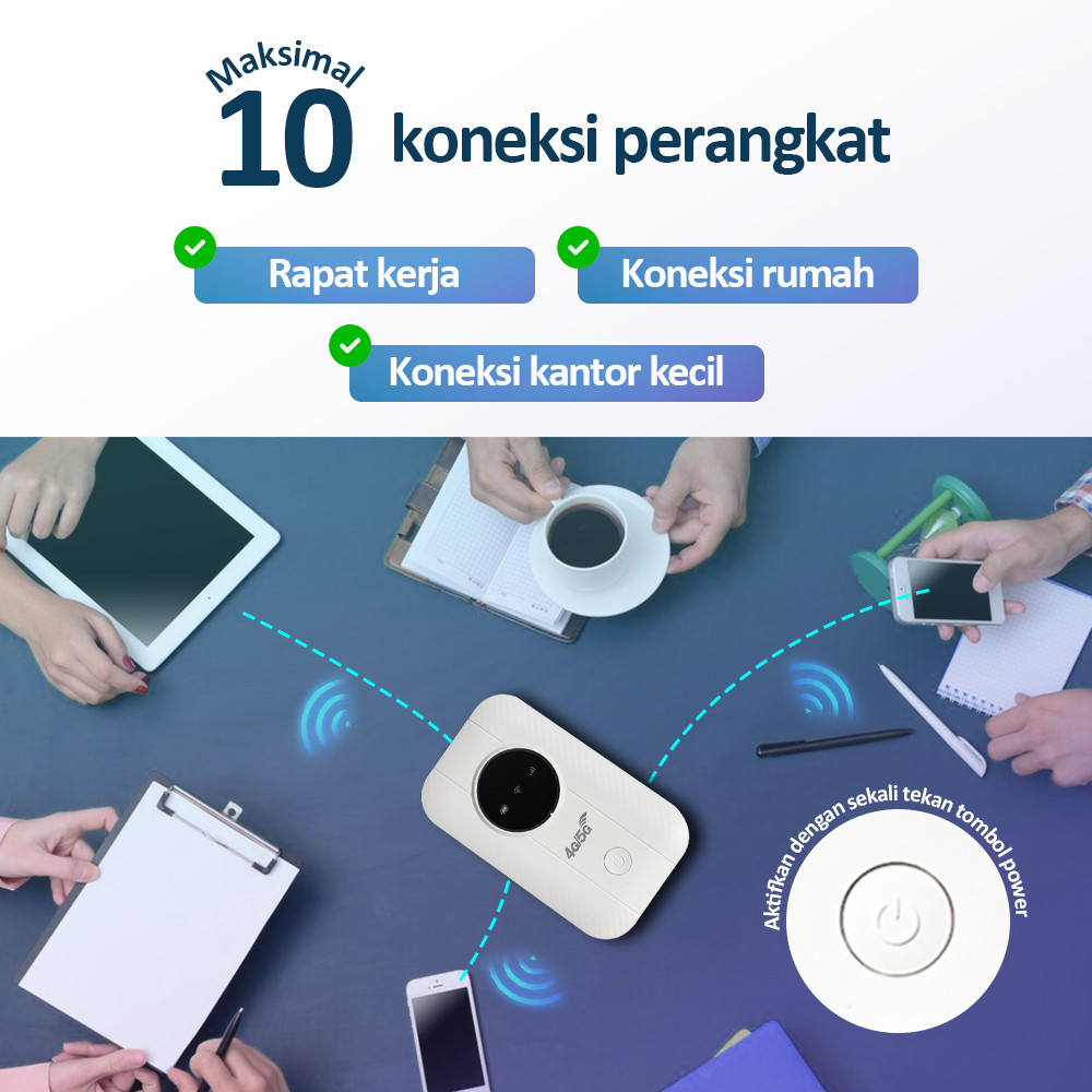 Jual INT H806 Pro Wireless Router 4G LTE 5G Mini Modem 300Mbps Mobile ...
