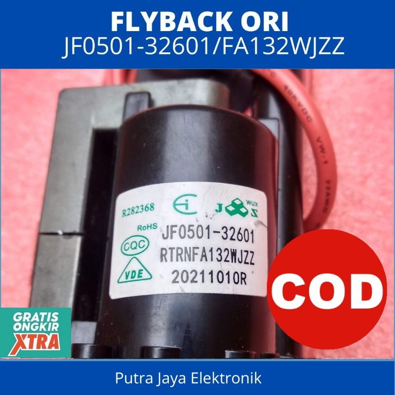 Jual Flyback TV SHARP JF0501 32601 FA132 untuk TV sharp 21 in | Shopee ...