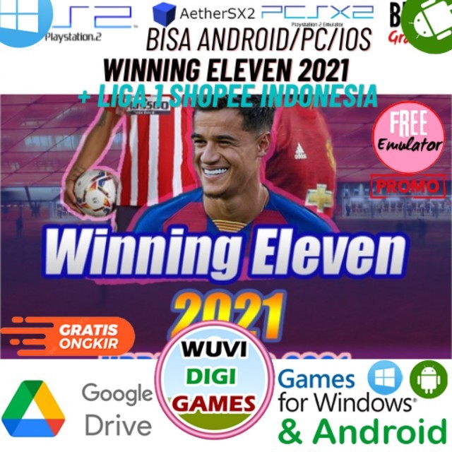 Jual Jual PS2 Winning Eleven 2021 + Liga 1 Shopee