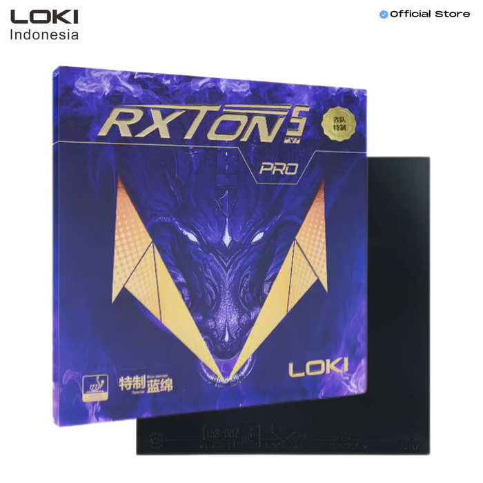 Jual LOKI RXTON V PRO Rubber Pingpong - Table Tennis - black | Shopee ...