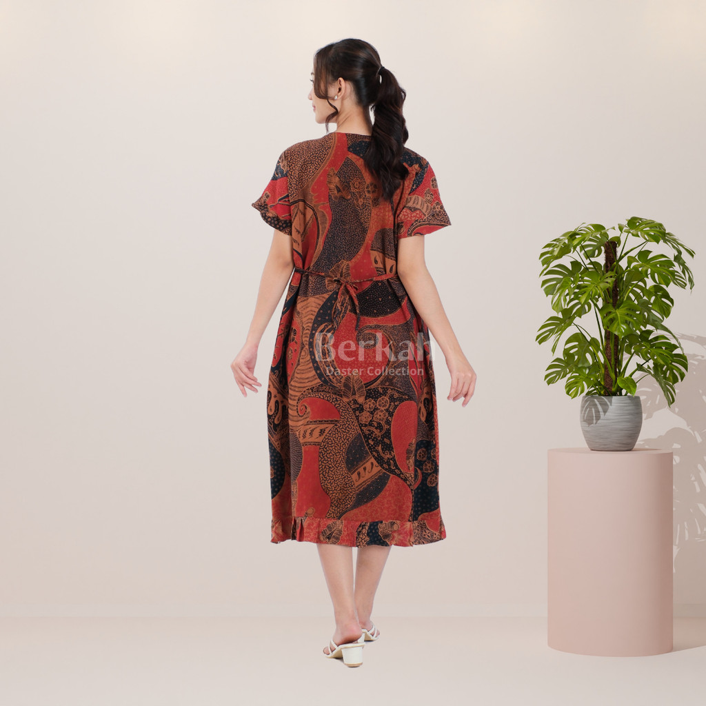 Daster Batik Rayon Busui Resleting Surya Teja 3