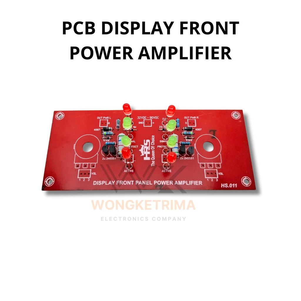 Jual Modul PCB Display Front Panel Amplifier Stereo 4 Indikator per ...