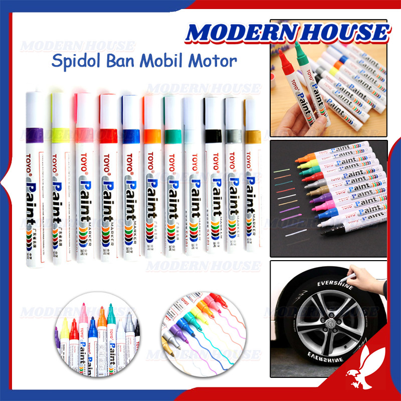 Jual Spidol Ban Motor Mobil Paint Marker / Spidol Ban Mobil Motor ...