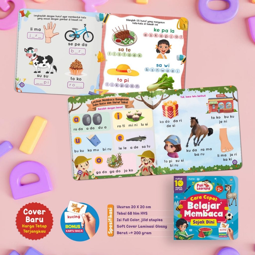 Jual Fun Learning - Cara Cepat Membaca Sejak Dini | Buku Belajar Anak ...