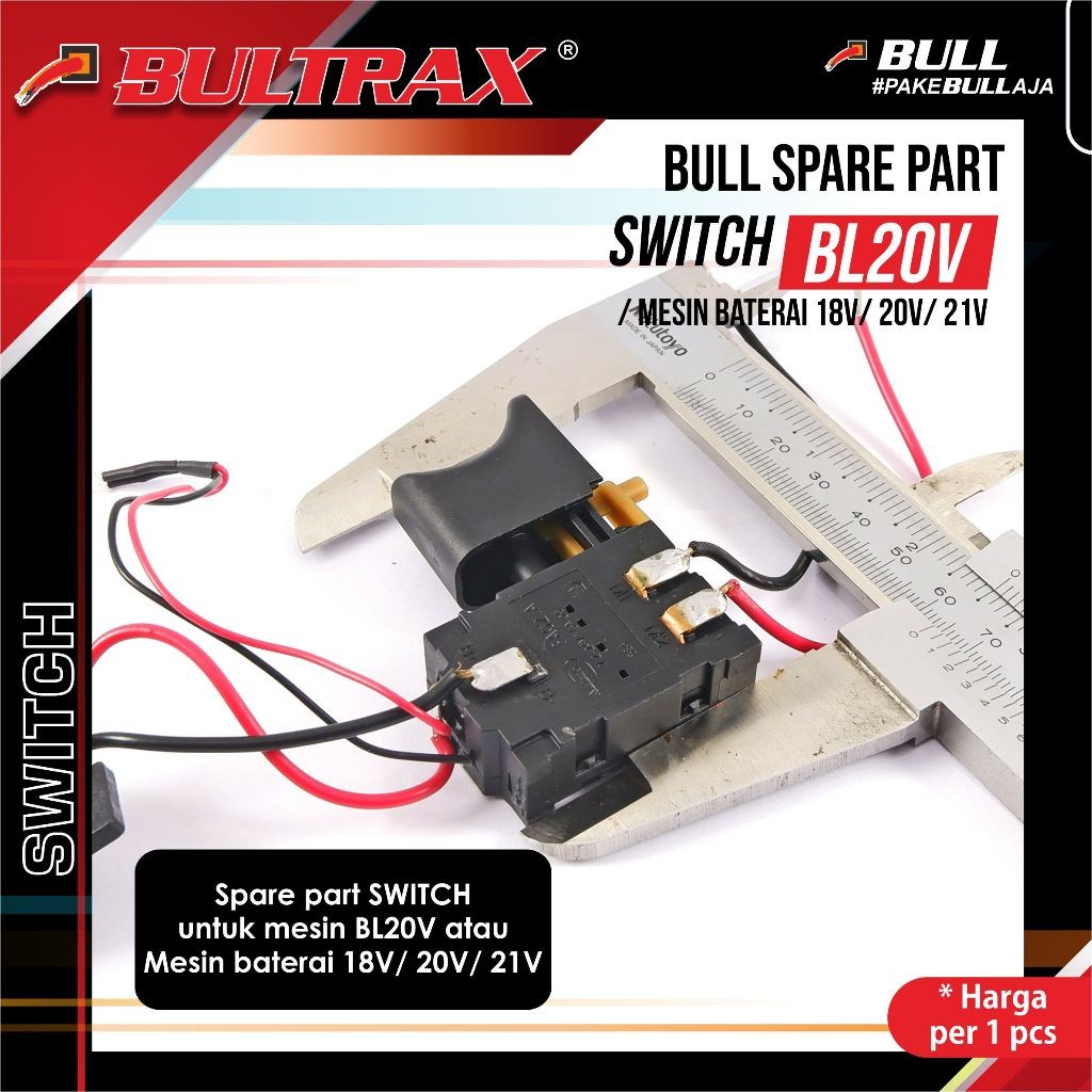 Jual BULL Switch Bor 20V 18V 21V / Spare Part Saklar Sakelar Bor BL20V ...