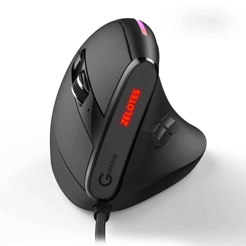 Jual F-36 Wireless Vertical Mouse Three Modes RGB Gaming Mouse 8 ...