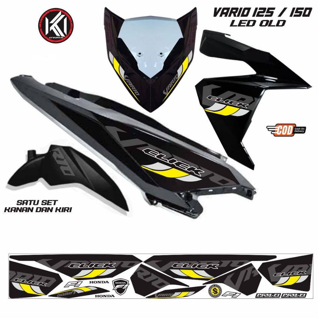 Jual STRIPING MOTOR VARIO LED 125 / 150 SIMPEL MOTIP VARIASI SIMPEL ...