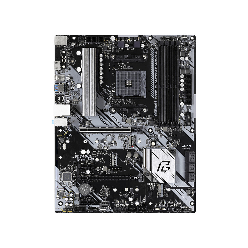 Placa Base ASRock B550 Phantom Gaming 4/ac - Socket AM4 - Con WiFi Y Bluetooth - Para Ryzen 3000/5000