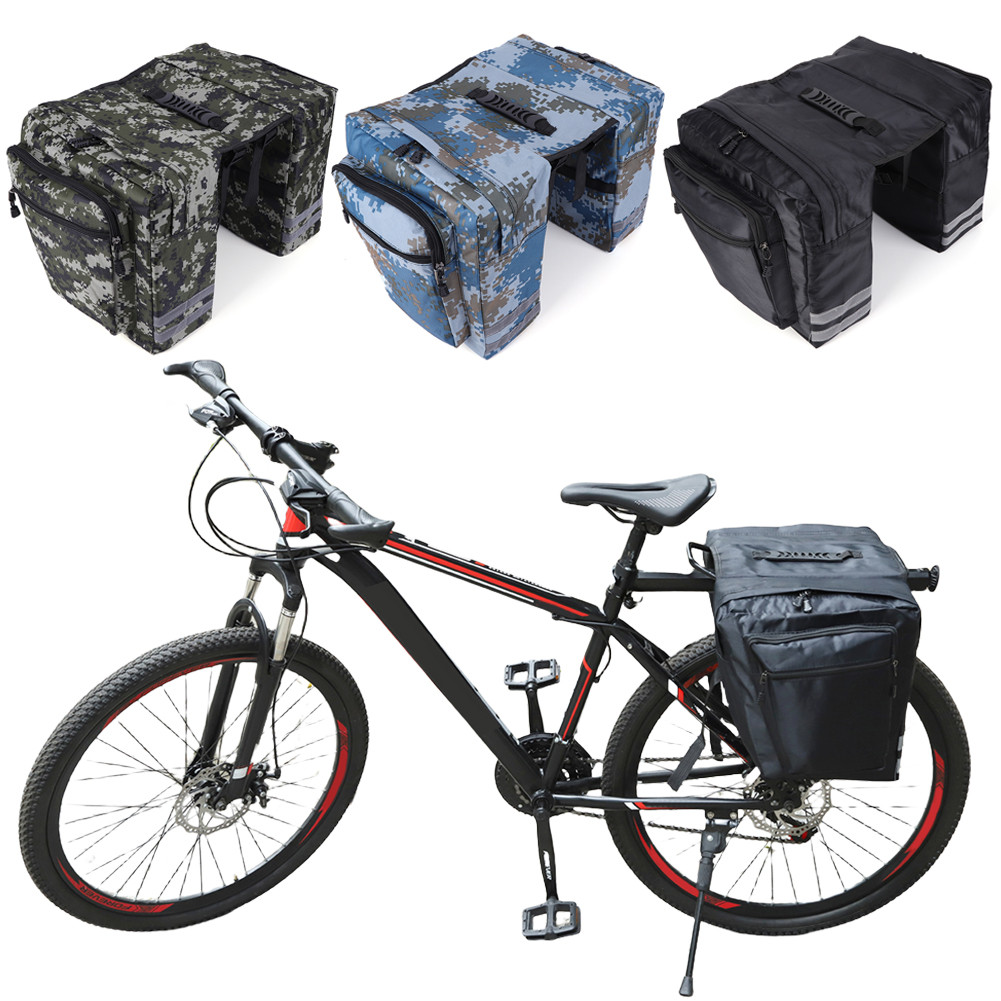 Jual 20L Cycling Double Side Rear Rack Trunk Bag Waterproof Mountain ...