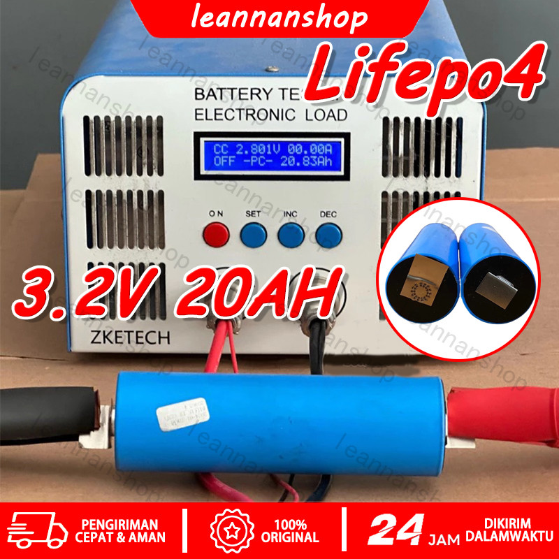 Jual COD BATTERY LIFEPO4 EVE 3.2V 20AH BARU ORIGINAL | Shopee Indonesia