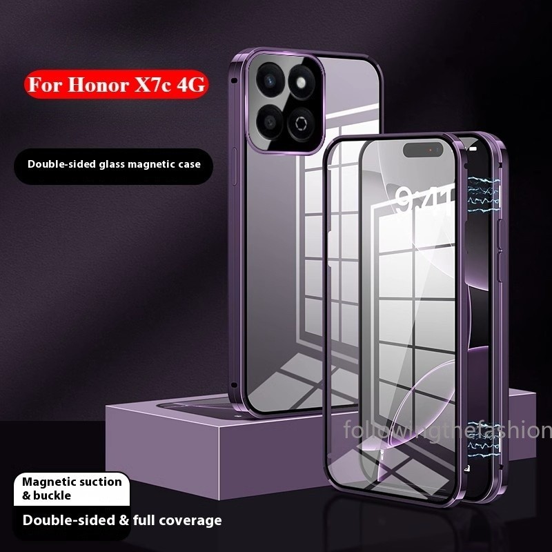 Slim Leather Case For Honor 200 Smart/Honor X7C Flip Wallet Cover With Card Holder, Magnetic Closure Stand Case | PH - View #5