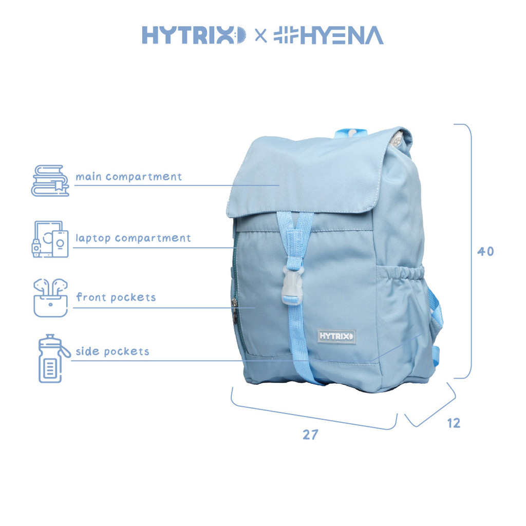Jual HYENA x HYTRIX [RM509] - Colour Pop Drawstring Backpack Water ...