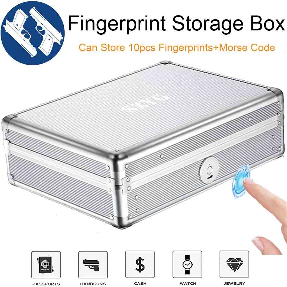 Jual Biometric Fingerprint Safe Box Gun Safe Jewelry Privacy Security ...