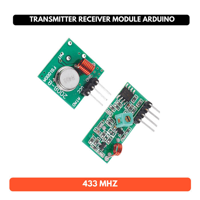 Jual RF Module Transmitter Receiver Modul 433Mhz 433 Mhz Arduino ...