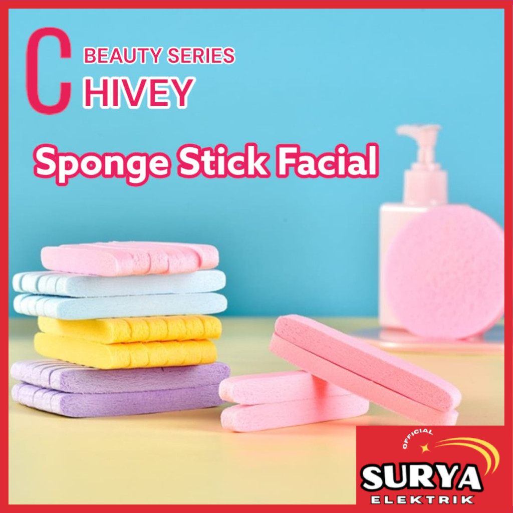 Jual Facial Sponge HIVEY Spons Stick Kentang Pembersih Make Up Muka ...