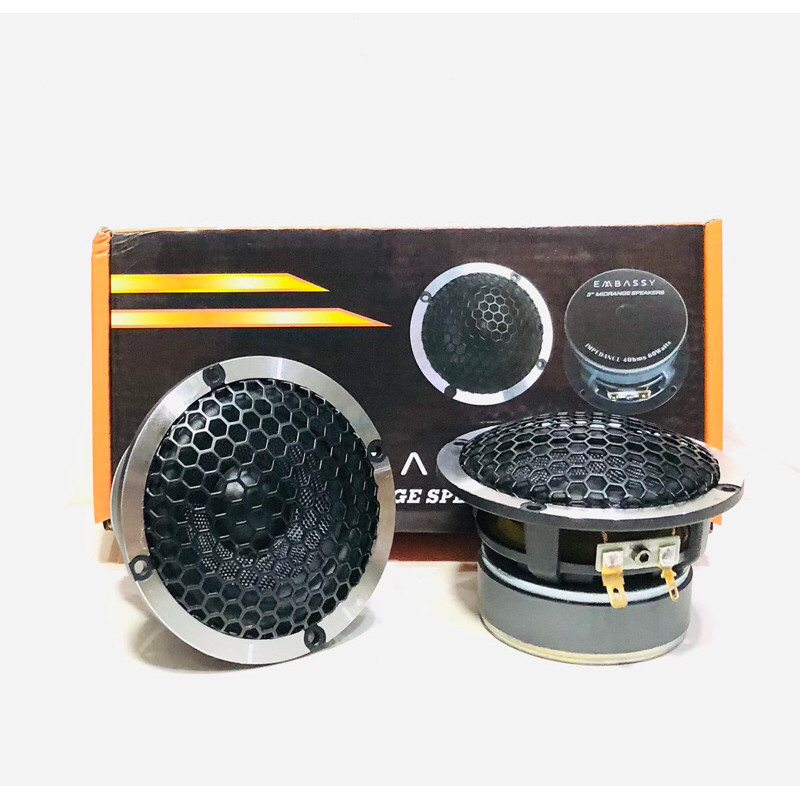 Jual Speaker Midrange 3 inch EMBASSY Mid Range Audio Mobil | Shopee ...
