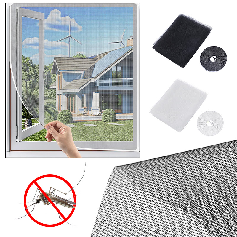 Jual Self-Adhesive Indoor Window Mosquito Net Anti Fly Insect Curtain ...