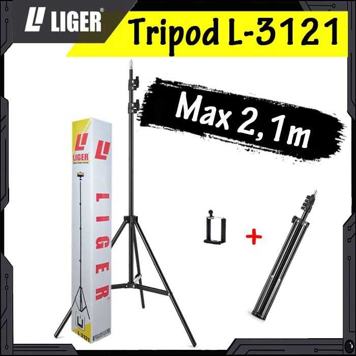 Jual Liger L-3121 Tripod Photography Light Stand Full Besi Portable ...