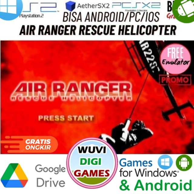 Jeu Air Ranger Rescue PS2 PAL FR - Neuf Sous Blister RARE - Édition Floto Games
