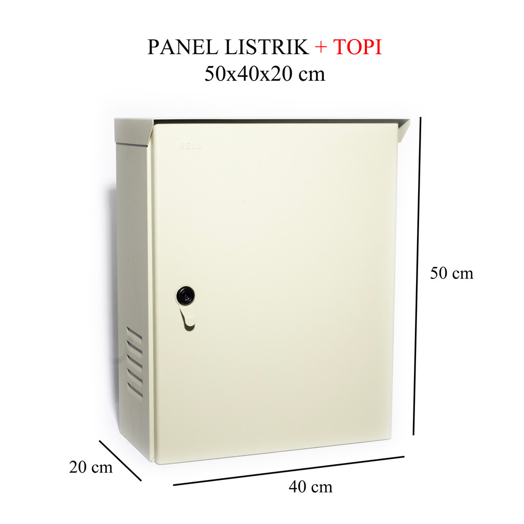 Jual Box Panel Listrik + Topi Outdoor 50x40x20 cm 50 x 40 x 20 cm by ...