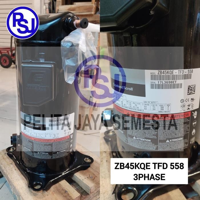 Jual Kompresor Copeland ZB45KQE-TFD-558 / Compressor Copeland ZB45KQE ...