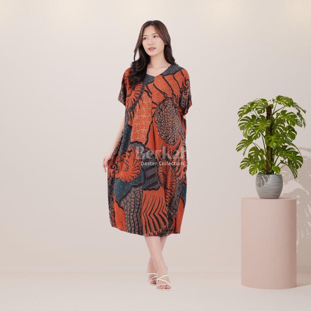 Daster Lowo Batik Rayon Resleting Surya Teja 3