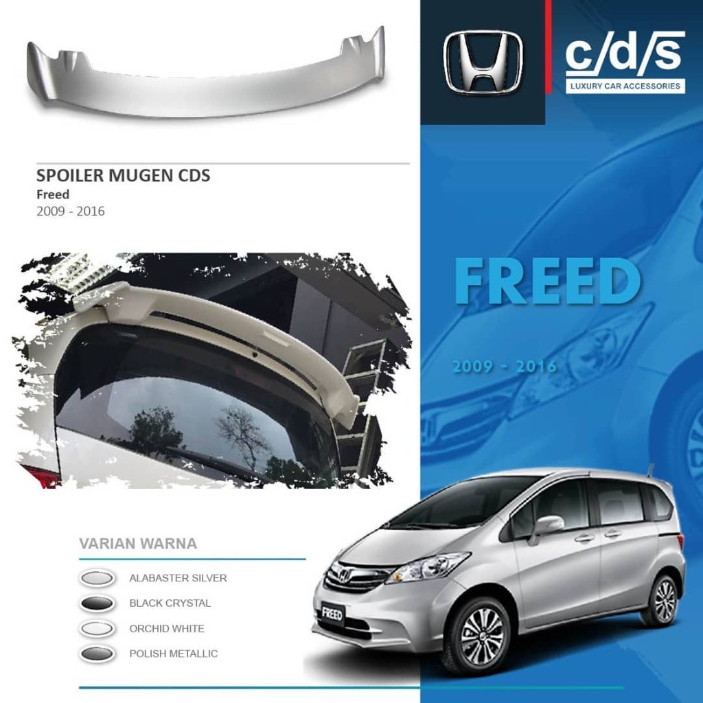 Jual Spoiler Model Mugen Honda Freed 2009 - 2016 CDS | Shopee Indonesia